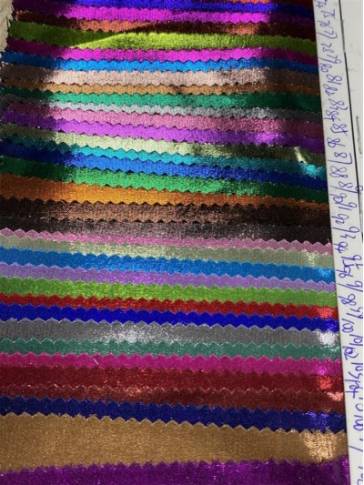 GZ-JP 亮面細閃色丁閃光布   幅寬：148CM  克重：95g  成分：滌100% 後面照